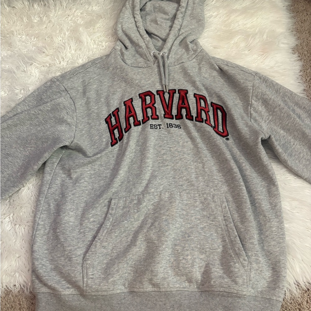 H&M Gray Harvard Hoodie